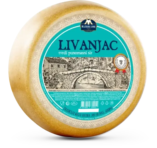 Livanjac cheese packshot